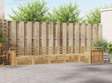 Outdoor Sofa Set 6 pcs White 306 x 128.5 x 73 cm 3391909