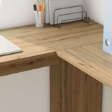 Corner Desk Artisan Oak 140 x 113.5 x 75 cm Engineered Wood 869561