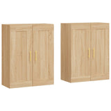Wall Mounted Cabinets 2 pcs Sonoma Oak Engineered Wood 3198004