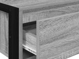 End Table Grey Sonoma 100 x 36 x 75 cm Engineered Wood 886699