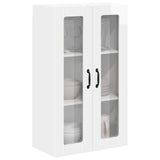 Wall Glass Cabinet LUCCA High Gloss White 60 x 31 x 100 cm 885179