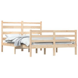 Bed Frame without Mattress Solid Wood Pine 140x200 cm 3103713