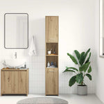 ZNTS Bathroom Cabinet Artisan Oak 30x30x183.5 cm Engineered Wood 859394