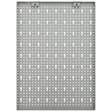 Wall-mounted Peg Boards 4 pcs 40x58 cm Steel 145350