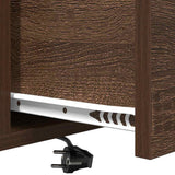 Bedside Cabinet 2 pcs Brown Oak 40 x 31 x 60 cm Engineered Wood 859449