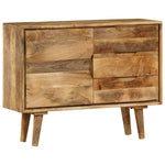 ZNTS Sideboard Solid Mango Wood 90x30x69 cm 246789