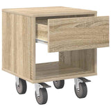 Bedside Table Sonoma Oak 40.5 x 40 x 48 cm Engineered Wood 891060