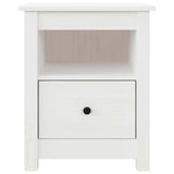 Bedside Cabinets 2 pcs White 40x35x49 cm Solid Wood Pine 813712