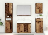 Bathroom Furniture Set 4 pcs Old Wood Engineered Wood 3415801