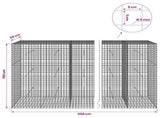 Gabion with 5 mm Wire and 5x5 cm Mesh 650x50x150 cm 3464287