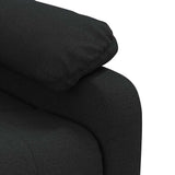 Massage Chair Black Fabric 289674