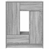Sideboard with Drawers and Doors Grey Sonoma 73x31x90 cm 861855