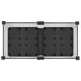 Garden Planter with Wheels White 80 x 40 x 33 cm PP 3422958