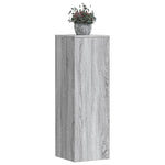 Plant Stands 2 pcs Grey Sonoma 33x33x100 cm Engineered Wood 3307887