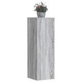 Plant Stands 2 pcs Grey Sonoma 33x33x100 cm Engineered Wood 3307887