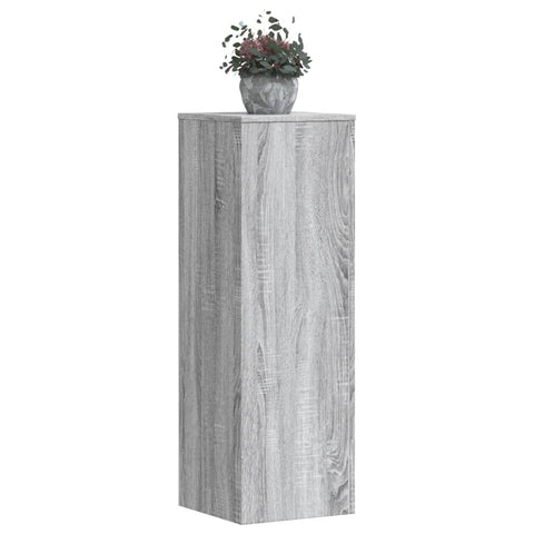 Plant Stands 2 pcs Grey Sonoma 33x33x100 cm Engineered Wood 3307887