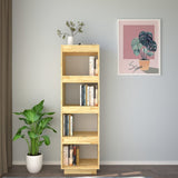 ZNTS Book Cabinet/Room Divider 40x35x135 cm Solid Pinewood 810849