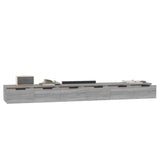 Wall Cabinets 2 pcs Grey Sonoma 102x30x20 cm Engineered Wood 3115906