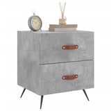 Bedside Cabinets 2 pcs Concrete Grey 40x35x47.5 cm Engineered Wood 827253