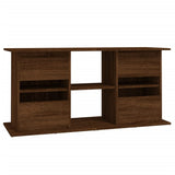 Aquarium Stand Brown Oak 121x41x58 cm Engineered Wood 833622