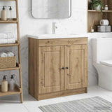 Bathroom under Sink Cabinet Artisan Oak 78.5 x 37.5 x 81 cm 890083