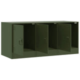 TV Cabinet Olive Green 99x39x44 cm Steel 841647