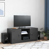 TV Cabinet Black 99x39x44 cm Steel 841685