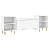 TV Cabinet White 160x35x55 cm Engineered Wood 821188