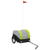 Bike Trailer Black and Green 30 kg Iron 94123