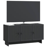 TV Cabinet Black 99 x 34.5 x 50 cm Engineered Wood 894026
