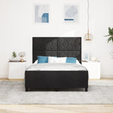 ZNTS Bed Frame Black 140x200 cm Velvet 3345013