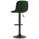 Bar Stools 2 pcs Dark Green Velvet 333994