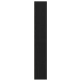 Book Cabinet Black Oak 40x30x189 cm Engineered Wood 862469