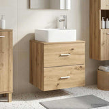 Wall-Mounted Sink Vanity Artisan Oak 49.5 x 41 x 63 cm 890277