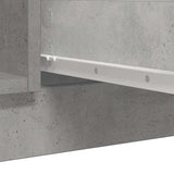 Sideboard with Drawers Concrete Grey 100.5x35x98.5 cm Engineered Wood 3328456