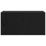 TV Cabinet Set 2 pcs Black 60 x 30 x 30 cm Engineered Wood 875171