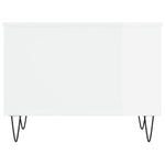 ZNTS Coffee Table High Gloss White 60x44.5x45 cm Engineered Wood 830950