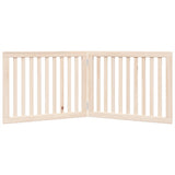 Dog Gate Foldable 2 Panels 160 cm Poplar Wood 352240