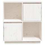 Sideboard White 74x35x80 cm Solid Wood Pine 814350