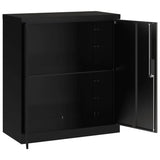 File Cabinet Black 79x40x90 cm Steel 339734