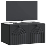 Wall-Mounted TV Cabinet Black 59.5 x 41 x 30 cm Engineered Wood 898166