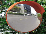 Convex Traffic Mirror PC Plastic Orange 45 cm Outdoor 141680