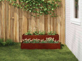 Garden Planter Rusty 100 x 60 x 45 cm Weathering Steel 865875
