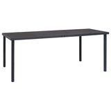 Outdoor Dining Set Anthracite for the frame, Black for the seats 3073518