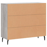 Sideboard Grey Sonoma 90x34x80 cm Engineered Wood 828130