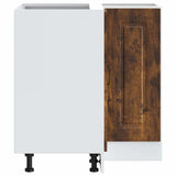 Kitchen Corner Base Cabinet Kalmar Smoked Oak Engineered Wood 853512