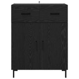 Sideboard Black Oak 69.5 x 34 x 90 cm Engineered Wood 882283
