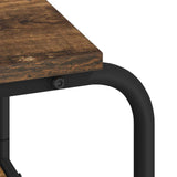 Desk with Storage Smoked Oak 113.5 x 52 x 75.5 cm 8008034