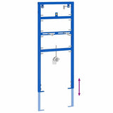 Bathroom Wall Support Height Adjustable Blue 50 x 3 x 112 cm 4106574