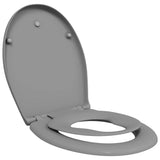 Toilet Seat Grey 47 x 37 x 4 cm Duroplast 42002351